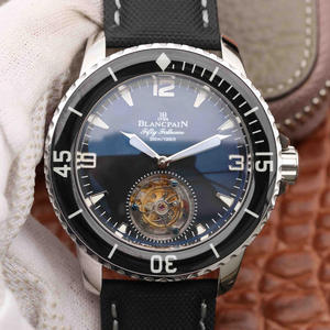 JB Re-engraved Blancpain Fifty Hunts Series Tourbillon Edition ساعة رجالية أوتوماتيكية بحركة توربيون