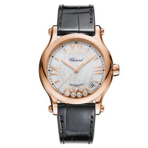 YF Chopard 274808-5008 V2 Shell Face ساعة نسائية مطورة ، ساعة نسائية بحزام ميكانيكي.