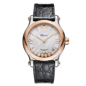 YF Chopard 278559-6008 V2 Shell Face ساعة مطورة للسيدات ، حزام ميكانيكي للسيدات.