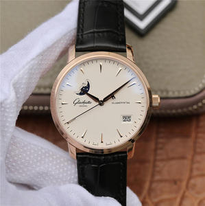 ETC Glashütte Original Congressman Big Date Moon Phase Watch Genuine Open Model Belt Watch Automatic Mechanical Movement Men's Watch