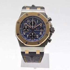 JF أحدث AP Audemars Piguet 26471 ارتفع الذهب خاتم تحفة أحدث 7750 تعديل الأصلي 3126 حركة 42mm .