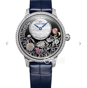 TW Jaquet Droz Art Workshop Series J005004201 Ladies Watch Burning Steel Blue Hand