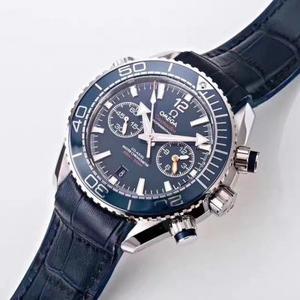 أنتج الإصدار الجديد من Omega Ocean Universe 600m Coaxial Master Chronograph Black-Face OM مصنع حركة كرونوغراف ميكانيكية أوتوماتيكية.