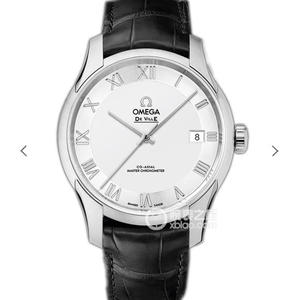 تم إطلاق VS Omega De Ville Classic Black مع ساعة رجالية ذات عيار متحد المحور 8500 تمساح حزام التقويم