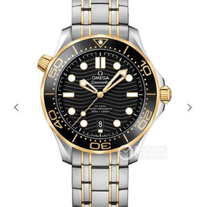 OM أوميغا الجديد Seamaster 300m 42mm أوم اشترى الأصلي 1-1 مفتوحة الرجال العفن ووتش مع التلقائية الميكانيكية حركة الفولاذ المقاوم للصدأ حزام.