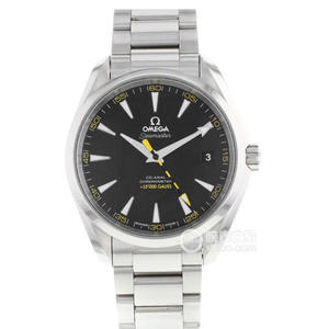 TZ Omega Seamaster 150M Series Black عجلة التوازن المضادة للمغناطيسية 8500 حركة واحد إلى واحد أعلى نسخة طبق الأصل.