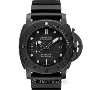 VS مصنع Panerai PAM00979 الألياف الكربونية الشريط الجديد ووتش الرجال.