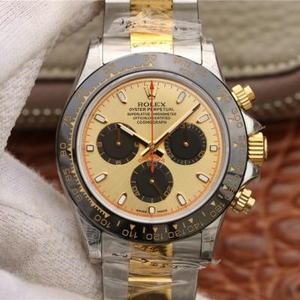 JH Rolex Universe Chronograph Daytona 116508 ساعة ميكانيكية للرجال بين الذهب