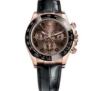 Rolex 116515LN-L(FC) V5 كوزموجراف دايتونا سلسلة مشاهدة الوجه القهوة.