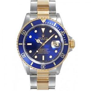 GM Rolex الذهبي الماء شبح 116613LB-97203 الرجال الميكانيكية ووتش الأزرق الإصدار الأعلى.