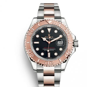 مصنع JF Rolex ROLEX لليخوت من الجيل YM ذهبي وردي 116621-002 قالب مفتوح أصلي 1: 1.