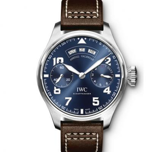 YL Factory IWC Large Pilot Series Little Prince IW502703 التقويم السنوي Dafei وظيفة حقيقية كاملة التقويم الكبير ساعة ساعة رجالية.