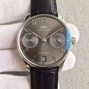 zf factory v4 المعاد تفعيله IWC البرتغالي ذو السبع وجه الرمادي السلس تمامًا