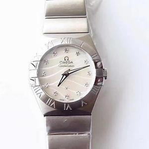 3s Omega Constellation Series 27mm Quartz Watch er udstyret med den originale Omega 1376 specialbevægelse for første gang (bevægelsen er den samme som den oprindelige)