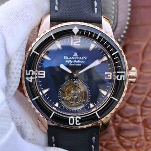 ZF Blancpain Fifty Searches Tourbillon Edition Herreur Fuldautomatisk Tourbillon 6-punkts svinghjul Simple Atmosphere 45MM