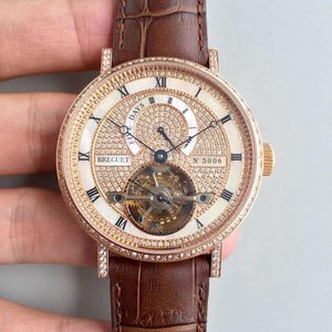 BG Breguet kinetisk energi display, Gypsophila automatisk tourbillon dobbeltsidet safir (produceret af TF)