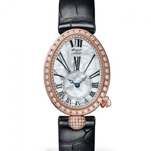 Opgraderet version af Breguet Queen of Napoli 8928BR/51/944/DD0D damer se mor-of-pearl ansigt diamant damer ur