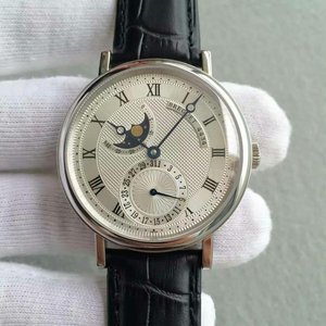 Vf Factory Breguet Retro Series Moon Fase Classic Mænds Mekanisk Watch Høj kvalitet