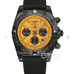 GF-fabrik Breitling-maskine Mechanical Chronograph 44mm Black Steel Watch Mænds Mechanical Chronograph Watch.