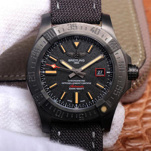 TF Breitling Classic Avengers Series Blackbird Reconnaissance Aircraft 44mm Watch, Mænds Automatisk Mekanisk Watch, Silk Strap