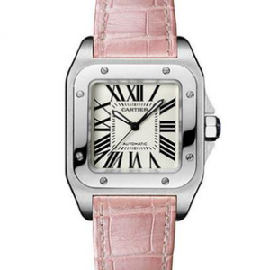 v6 Cartier Santos W20126X8 automatisk mekanisk armbåndsur til damer