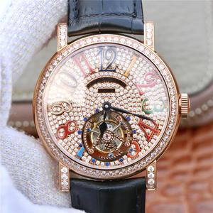 Franck Muller V45 T SQT CARBONE Tourbillon Gummirem Automatisk Mekanisk Herreur