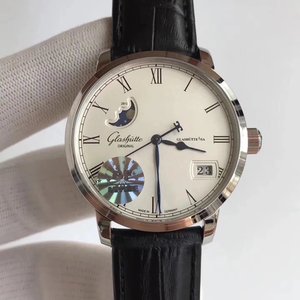 [GF Ultimate Edition] Glashütte Original kongresmedlem Big Date Moon Phase Watch 100-04-32-12-04 Mænds Watch