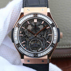 TF Hublot (Hengbao) HUBLOT serien trendy mænds skinnende T diamant mekanisk ur