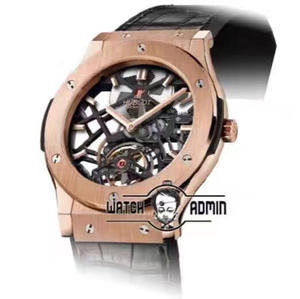 TF Hublot (Hublot) 505.TX.0170.LR importeret bevægelse ændret til den oprindelige HUB6010 automatiske mekaniske bevægelse