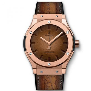 TW Hublot Hublot Classic Fusion Series 511.OX.0500.VR.BER16 Rose Gold Kalveskind Mænds Mekanisk Watch