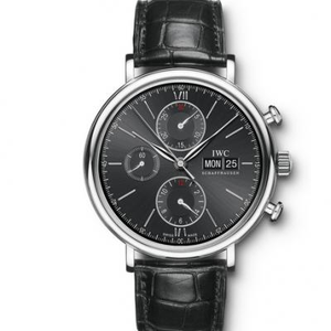 IWC Portofino IW391008. ASIA7750 automatisk mekanisk multifunktionsbevægelse herreur