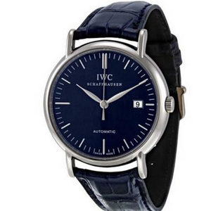 TW Factory IWC Portofino IW356304 Mekanisk ur blå overflade til mænd