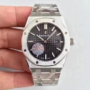 JF version af Audemars Piguet Ladies Blue Dial Steel Band kan matches med mænds 15400 som par slid damer kvarts ur