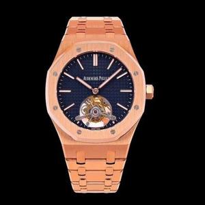 JF producerede A.P Royal Oak "26510" Tourbillon-serien True Tourbillon manuel vikling bevægelse