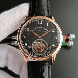 LH Lange 1815-serien 730.32 manuelt Tourbillon-bælteur.