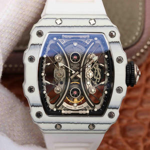 Top replika Richard Mille RM53-01 mænds automatiske mekaniske ur high-end kulfiberUT Omega vintage Seamaster 30-serien mænds mekaniske bælte se oprindelige en til en replika