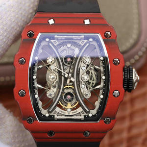 Top replika Richard Mille RM53-01 mænds automatiske mekaniske ur high-end kulfiberUT Omega vintage Seamaster 30-serien mænds mekaniske bælte se oprindelige en til en replika