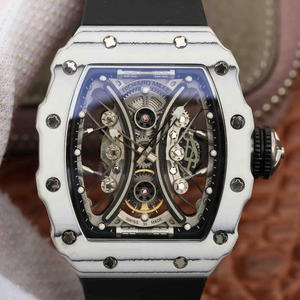 Top replika Richard Mille RM53-01 mænds automatiske mekaniske ur high-end kulfiberUT Omega vintage Seamaster 30-serien mænds mekaniske bælte se oprindelige en til en replika