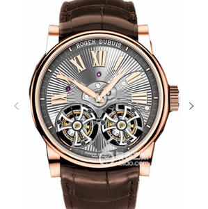 [JB Factory True Double Tourbillon] Roger Dubuis HOMMAGE (hyldeserie) RDDBHO0563 par Det øverste Tourbillon-ur blev født, udstyret med.