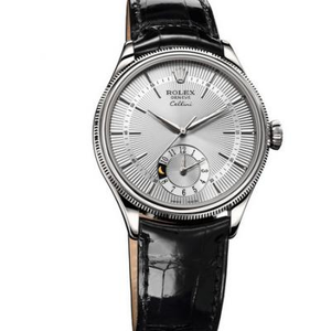 Rolex Cellini 50529 hvid plade mekanisk herreur. .