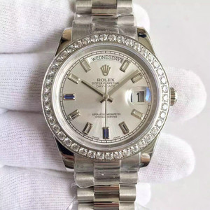 Rolex Oyster Perpetual Series Pris 18K Blæserformet overflade Automatisk mekanisk herreur Rolex