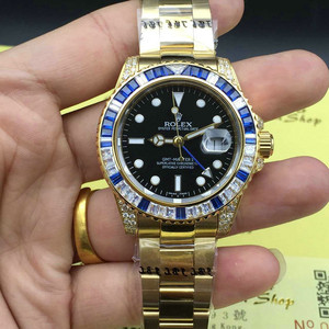 Høj efterligning Rolex Greene mekanisk mænds diamant ur