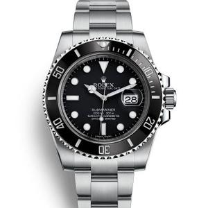 N Factory V8 Version Rolex Submariner 116610LN-97200 Kalender Diver's Watch Top Re-indgraveret Watch 904 Steel