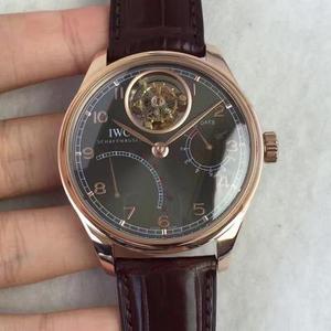 TF IWC portugisiske Tourbillon Reverse Series, udstyret med en tilpasset version af IWC Auto 51900 automatisk ægte tourbillon bevægelse