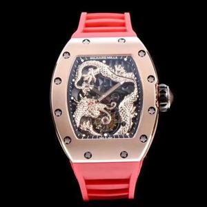 TW fabrik RICHARD MILLE forvalter RM057 Jackie Chan Panlong tourbillon ur! Brug med fed andre skriftmaterialer