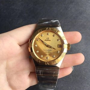 V6 Factory Omega Constellation Series Mænds Mekanisk Watch Mellem Guld (Multicolor)