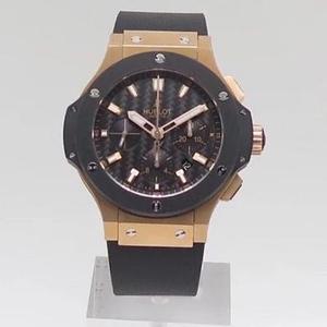 V6 Hublot Hublot Big Bang Series Kronograf Big Bang 44mm Rose Gold keramisk ring