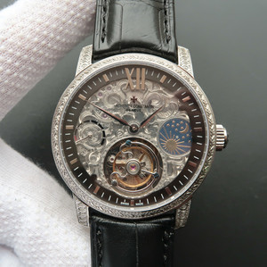 Vacheron Constantin Style: Herreur med manuel snoede mekaniske 8291 True Tourbillon Movement