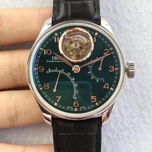 YL IW504402 portugisisk tourbillon reverse-serie er udstyret med IWC-selvfremstillet Cal. 51900 fuldautomat ægte tourbillon.