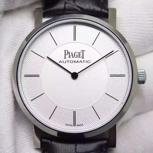 Piaget ultra-tynde serie automatisk mekanisk herreur hvide ansigt model